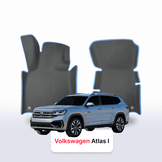 Autokoberce EVAMATS pro Volkswagen Atlas I gen 2017-2025 ročník SUV 7 míst