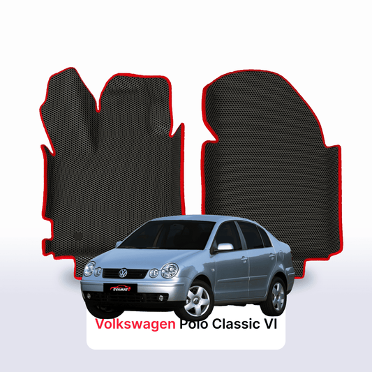 Autokoberce EVAMATS pro Volkswagen Polo Classic(MK4) IV gen 2001-2009 rok SEDAN