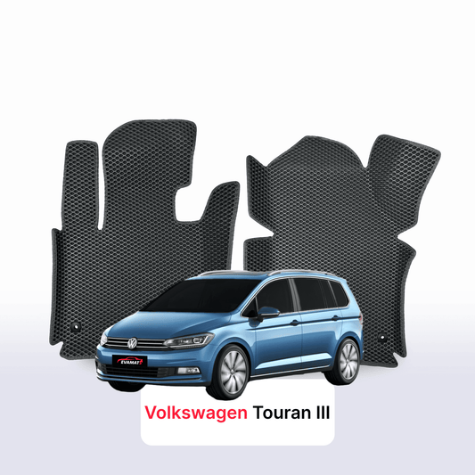 Autokoberce EVAMATS pro Volkswagen Touran III gen 2015-2025 rok MINIVAN 7 míst Autokoberce EVAMATS pro Volkswagen Touran III gen 2015-2025 rok MINIVAN 7 míst