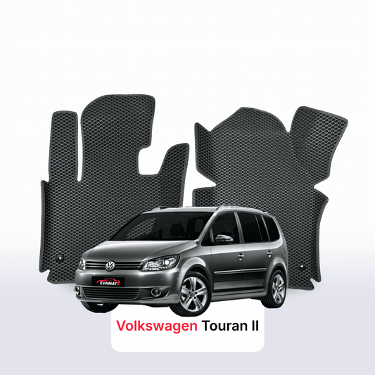 Autokoberce EVAMATS pro Volkswagen Touran II gen 2010-2015 rok MINIVAN 7 míst Autokoberce EVAMATS pro Volkswagen Touran II gen 2010-2015 rok MINIVAN 7 míst