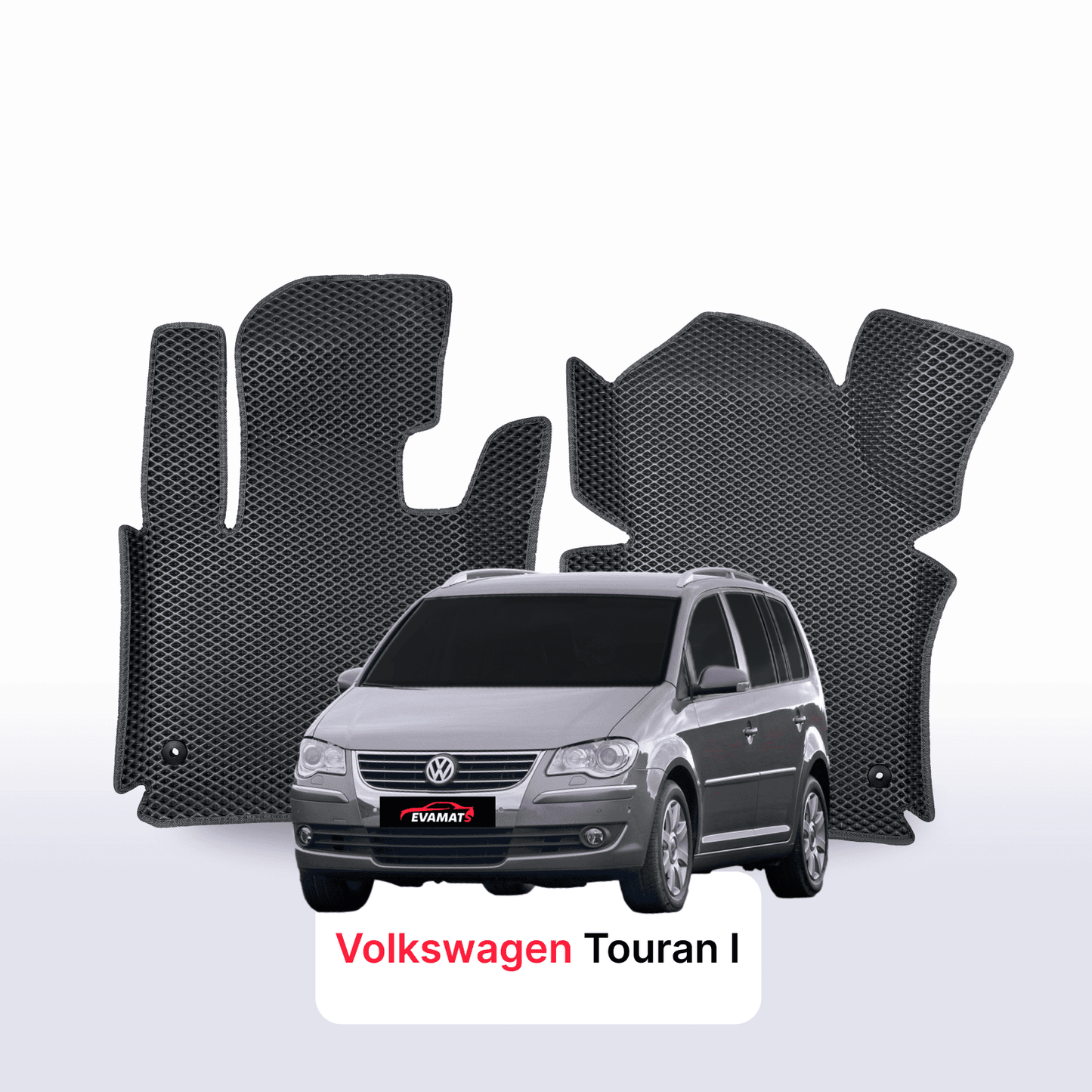 Autokoberce EVA pro Volkswagen Touran I gen 2003-2015 r. MINIVAN