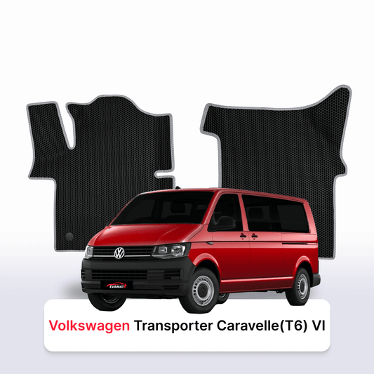 Autokoberce EVAMATS pro Volkswagen Transporter Caravelle(T6) VI gen 2015-2024 rok MINIVAN Autokoberce EVAMATS pro Volkswagen Transporter Caravelle(T6) VI gen 2015-2024 rok MINIVAN