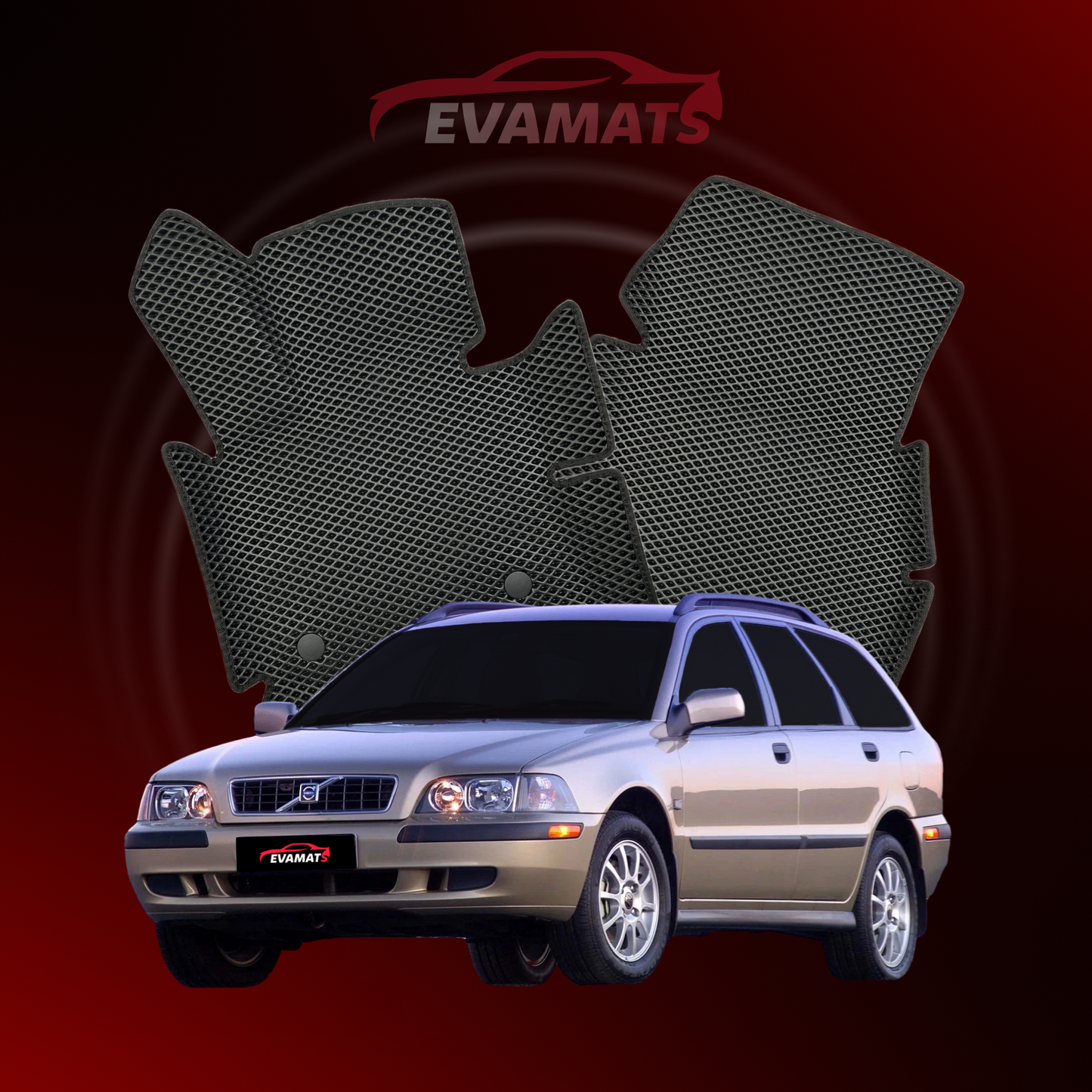 Autokoberce EVAMATS pro Volvo V40 1 gen 1995-2004 rok STATION WAGON