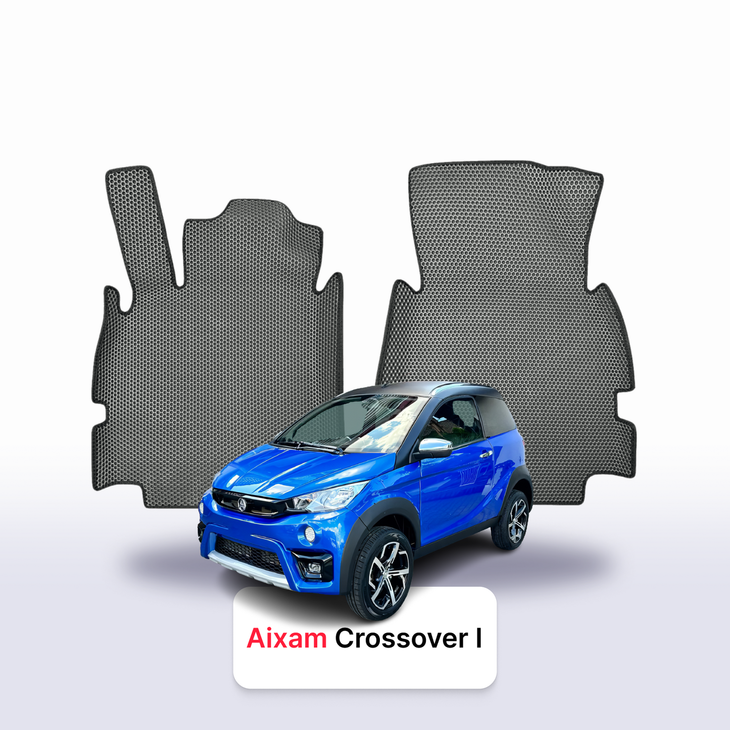EVA autokoberce 3D EVA MATS pro Aixam Crossover 1. generace 2007-2025 rok HATCHBACK 3 dveře