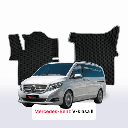 Autokoberce EVAMATS pro Mercedes-Benz V-class 2 gen (W447) 2014-2025 rok MINIVAN