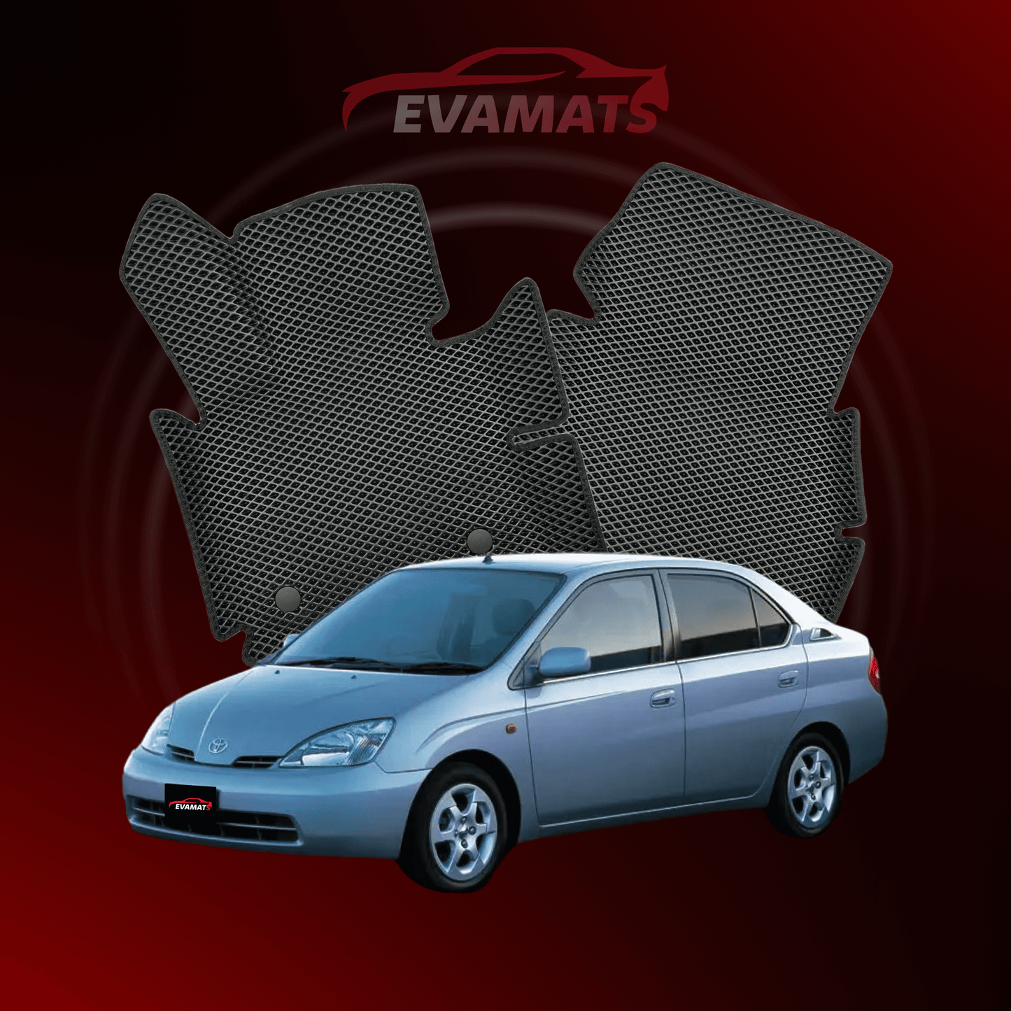 Autokoberce EVAMATS pro Toyota Prius 1 gen 1997-2003 rok SEDAN